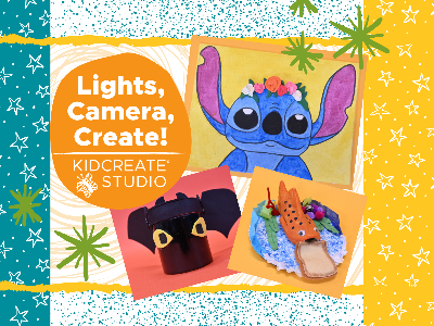 Week 4- Lights, Camera, Create! Summer Camp (4-10 Years)